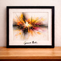 Abstract explosion by Gennaro Verdi