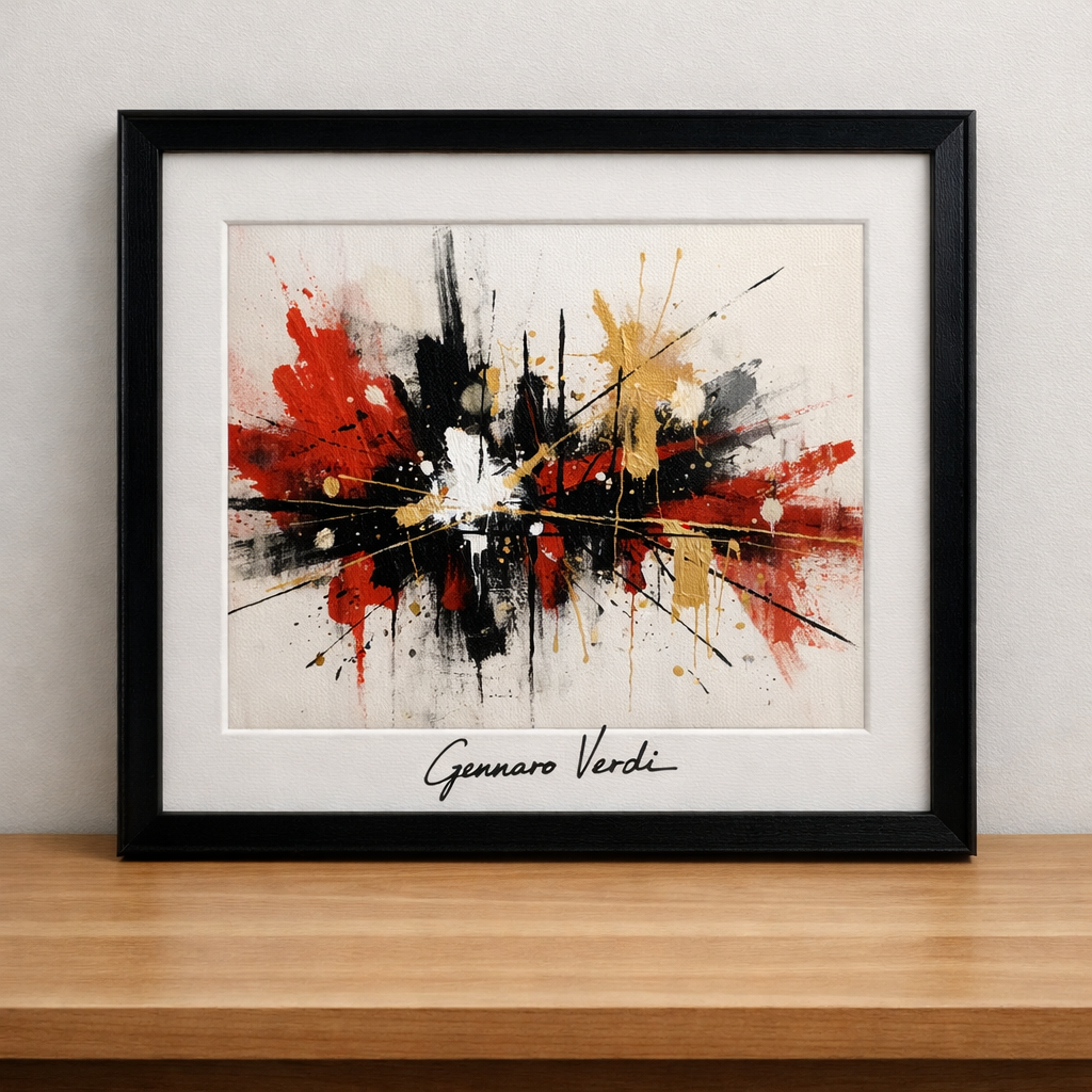Abstract expressionism by Gennaro Verdi