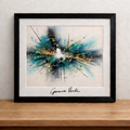 Abstract expressionism on display