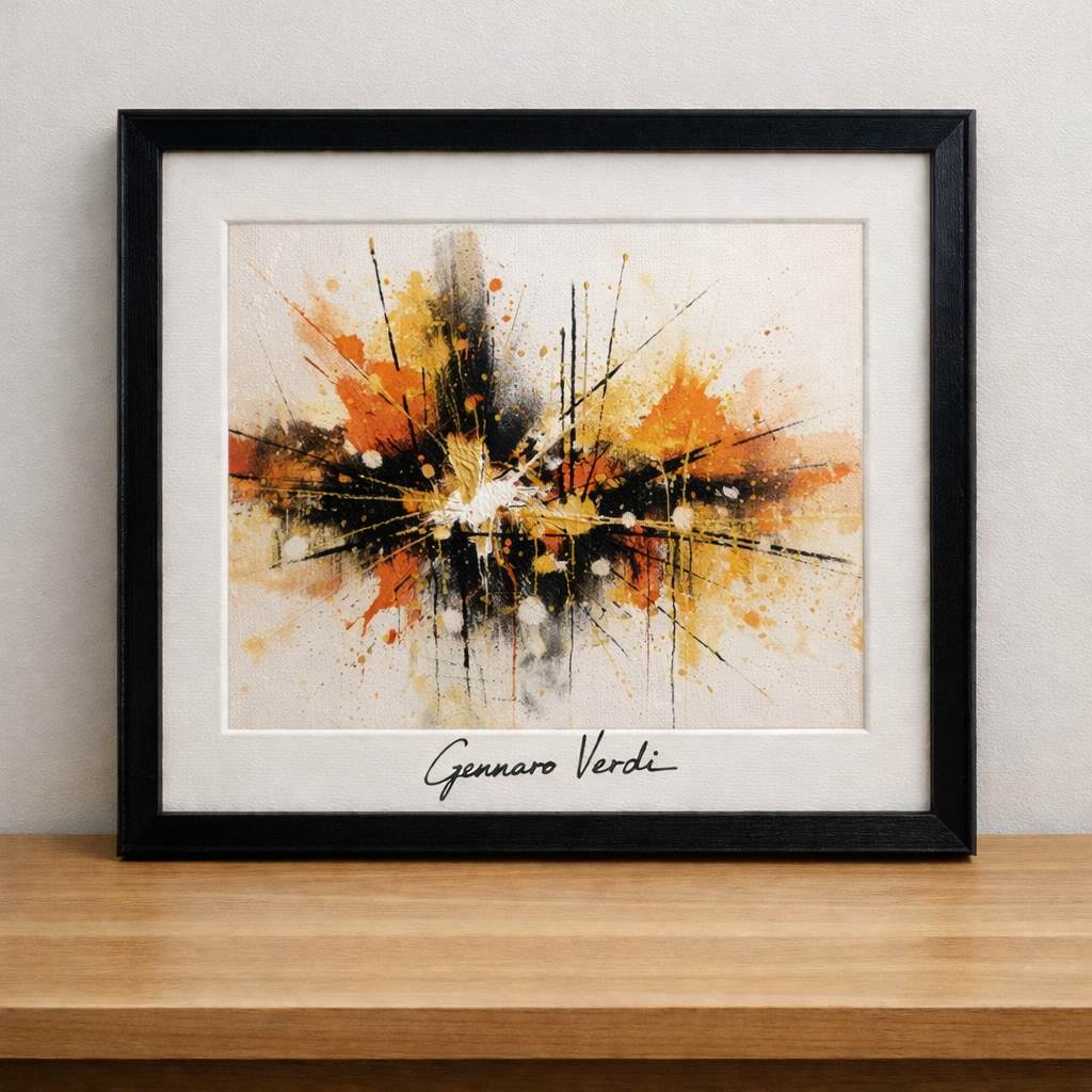 Abstract vibrancy by Gennaro Verdi