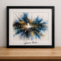 Explosion de couleurs abstraites
