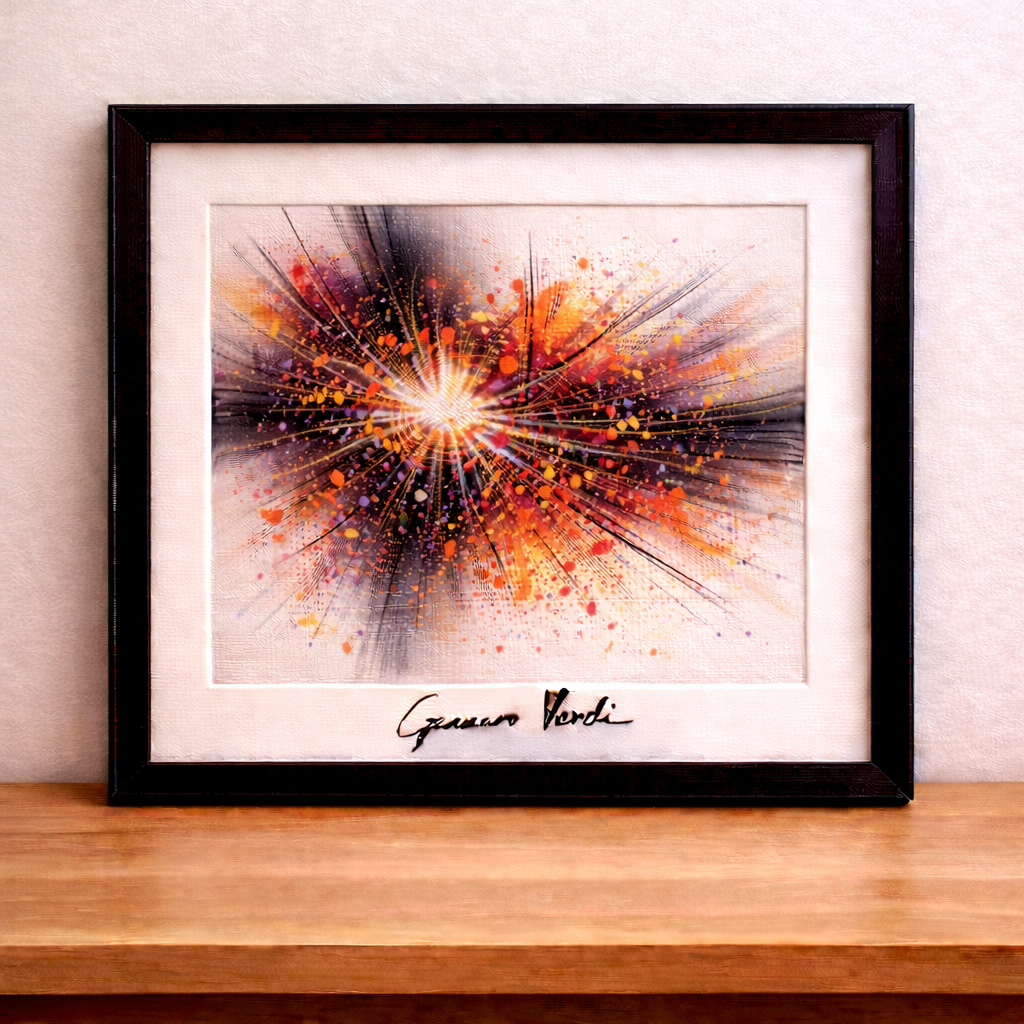 Expressive colors in abstract form