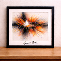 Fiery expressionism in vibrant colors