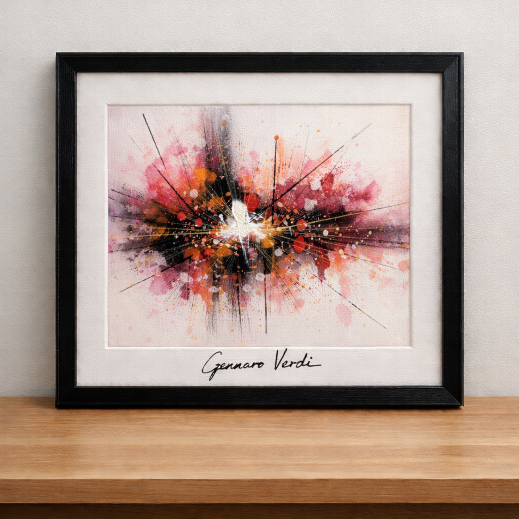 Peinture abstraite de Gennaro Verdi