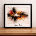 Vibrant explosion of color and energy