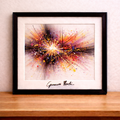 Vibrant hues of abstract expression