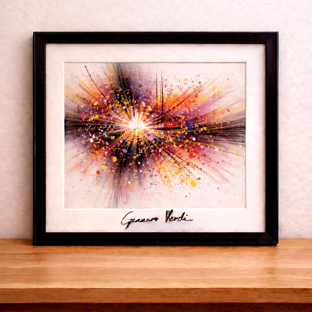 Vibrant hues of abstract expression